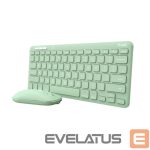 Kompiuterio klaviatūra Trust  KEYBOARD +MOUSE WRL LYRA/GREEN 24942 