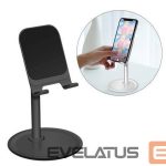Universalus laikiklis (Popsocket) iLike Universal Telescopic Desktop Bracket phone tablet holder (K3S) Black