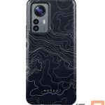 Nugarėlės dėklai iLike Xiaomi 12 Pro Burga Drifting Shores - Line Art Tough Case