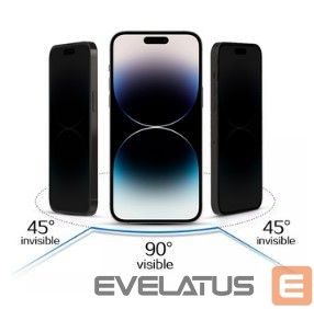 Apsauginiai stiklai iLike Samsung GALAXY A34 5G TEMPERED PRIVACY GLASS Black