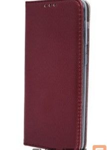 Nugarėlės dėklai iLike Xiaomi Redmi 12C / Redmi 11A  Smart Magnetic case Burgundy