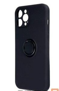 Nugarėlės dėklai iLike Samsung Galaxy A14 4G / A14 5G Finger Grip case Black