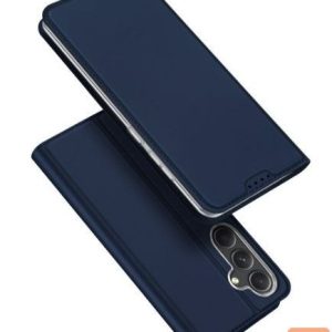 Knygos tipo dėklas dėklai Dux Ducis Samsung Galaxy S23 FE Skin Pro Wallet case with stand Blue