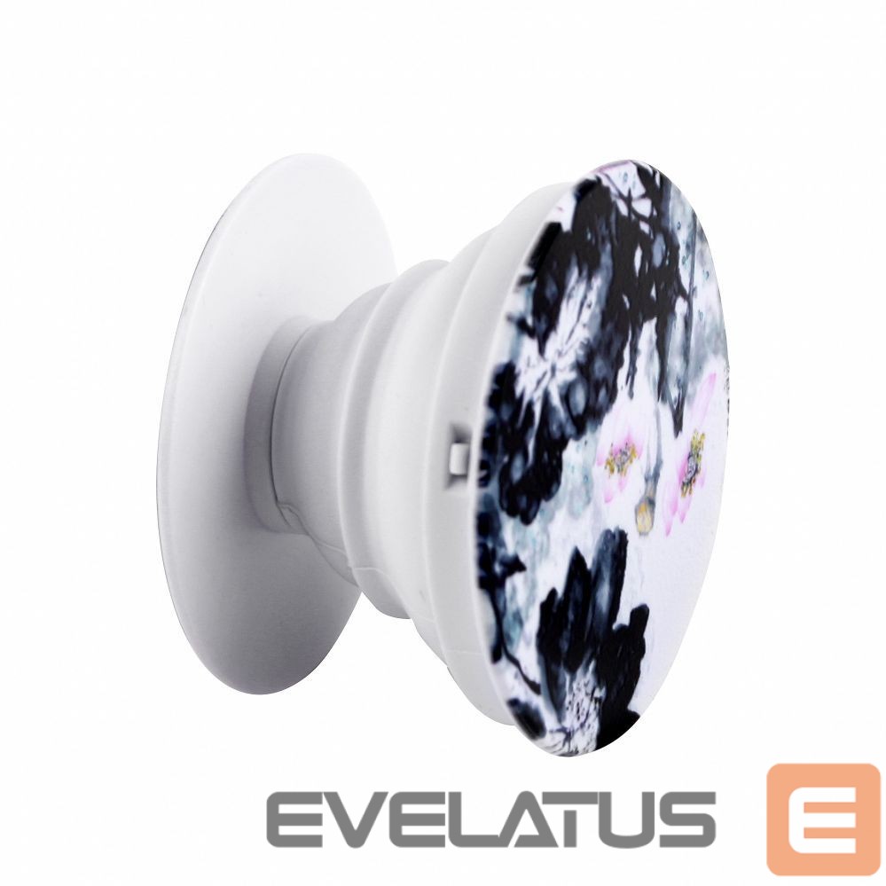 Universalus laikiklis (Popsocket) iLike Universal Pop Holder Flower White