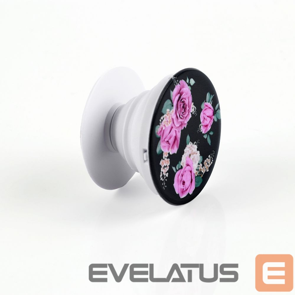 Universalus laikiklis (Popsocket) iLike Universal Pop Holder Flower Pink
