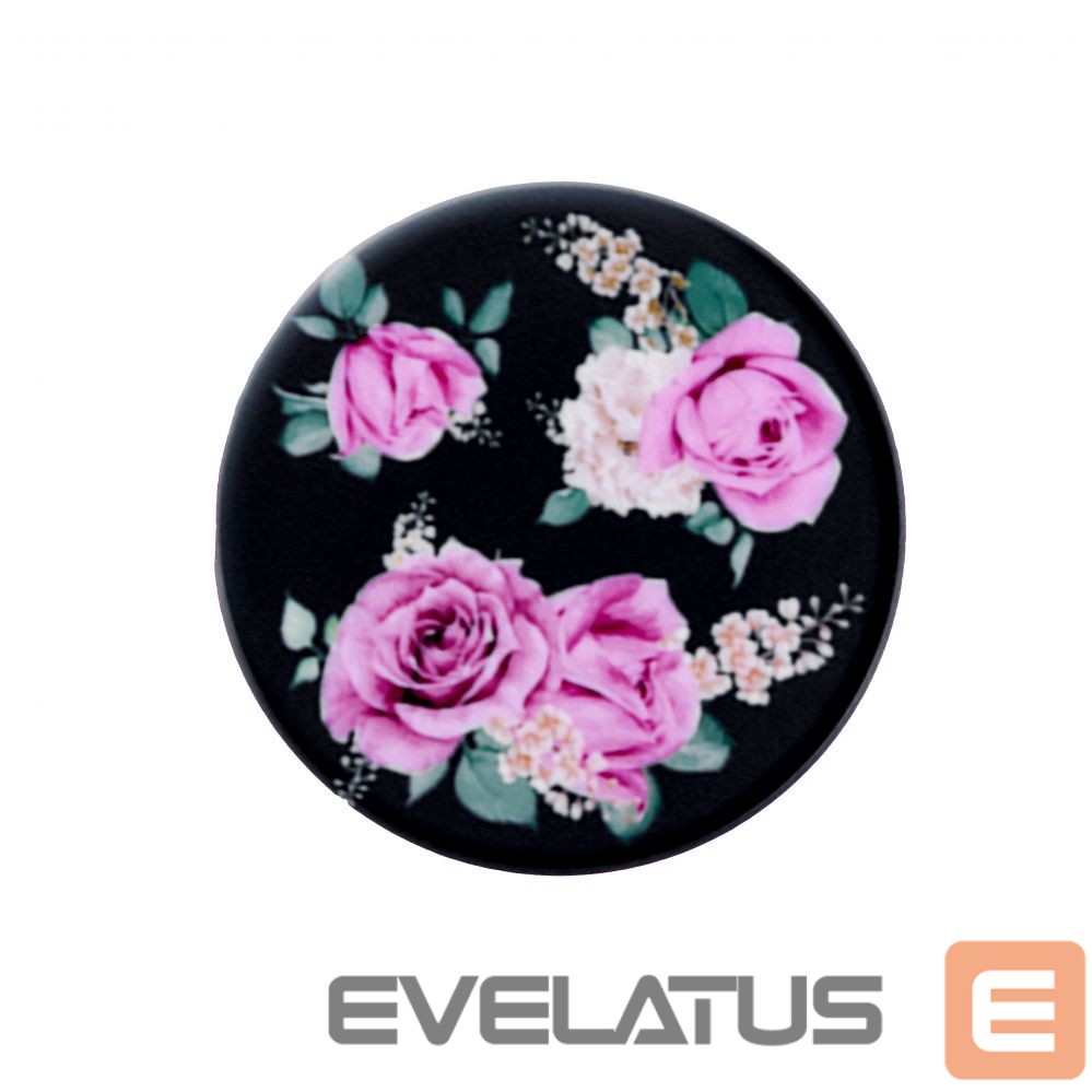 Universalus laikiklis (Popsocket) iLike Universal Pop Holder Flower Pink