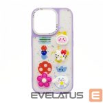 Nugarėlės dėklai iLike Apple iPhone 13 EPOXY CARTOON COVER Purple