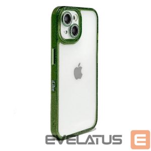 Nugarėlės dėklai iLike Apple iPhone 13 STARS LENS ACRYLIC COVER Green