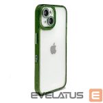 Nugarėlės dėklai iLike Apple iPhone 15 STARS LENS ACRYLIC COVER Green