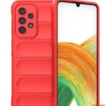 Nugarėlės dėklai iLike Samsung Galaxy A33 5G Shield Case Red