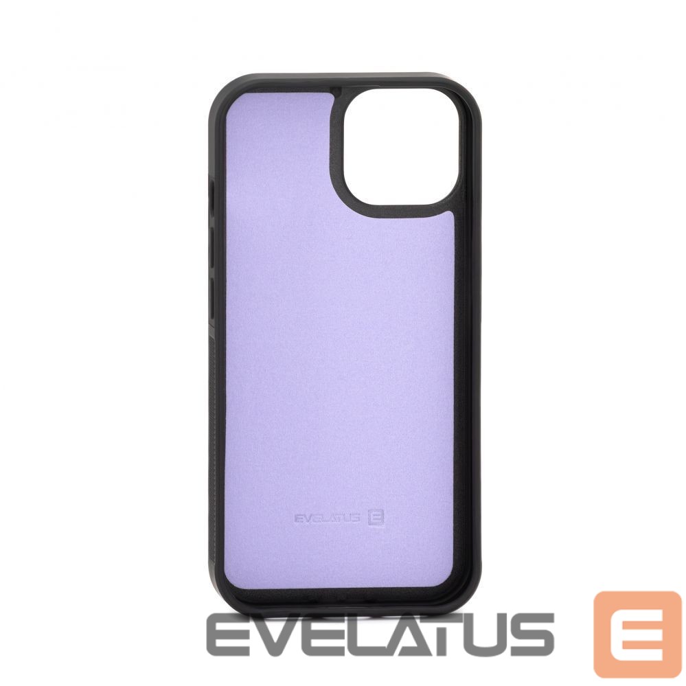 Nugarėlės dėklai Evelatus Apple iPhone 14 Wallet and Slim Cover Case Purple