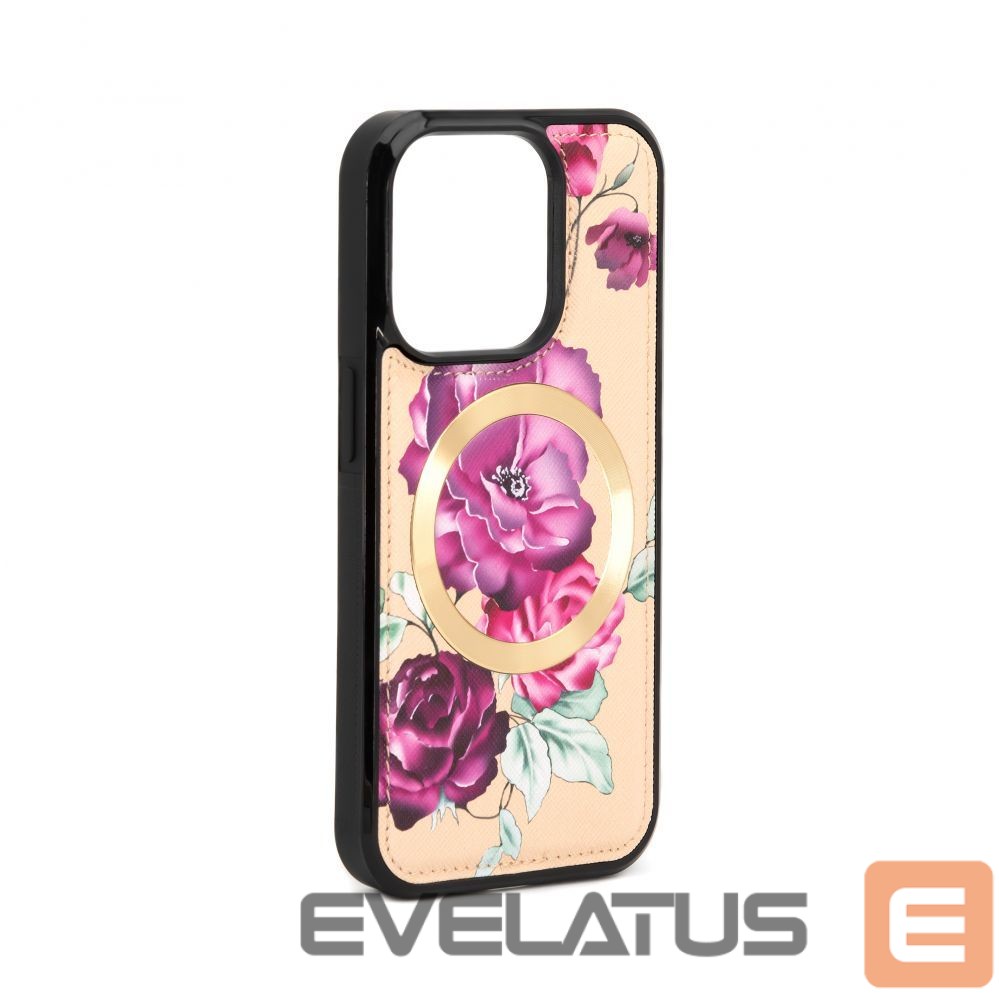 Nugarėlės dėklai Evelatus Apple iPhone 15 Pro Wallet and Slim Cover Case Beige