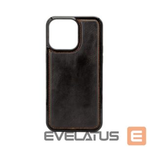 Nugarėlės dėklai Evelatus Apple iPhone 15 Pro Magnet zip Pocket Case Zipper Design Black