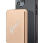 Išorinė baterija Guess  Inductive Power Bank 5W GUPBMSVSLG 3000mAh MagSafe Gold