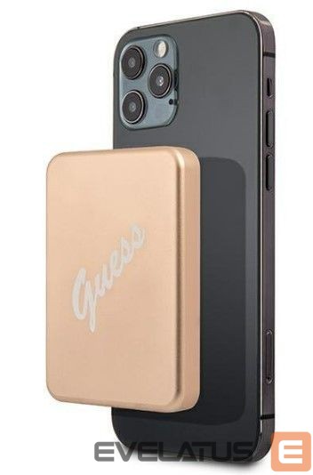 Išorinė baterija Guess Inductive Power Bank 5W GUPBMSVSLG 3000mAh MagSafe Gold