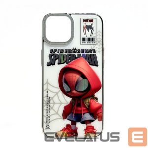 Nugarėlės dėklai iLike Apple iPhone 13 PC Silicone Case Spider Sense White Red