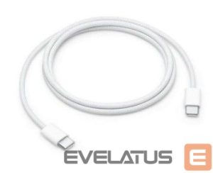 Garso kabelis Apple  USB-C Woven Charge Cable 1 m, White, USB-C, USB-C 60w White