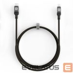 Kabelis Evelatus  USB C to Lightning Cable 2.0M 60W (MFI09) Aluminum housing braiding Black
