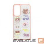 Nugarėlės dėklai iLike Samsung Galaxy A15 EPOXY CARTOON COVER White Pink