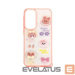 Nugarėlės dėklai iLike Samsung Galaxy A35 EPOXY CARTOON COVER White Pink
