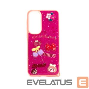 Nugarėlės dėklai iLike Samsung Galaxy A55 EPOXY CARTOON COVER Rose Red