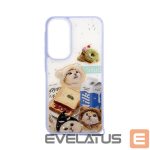 Nugarėlės dėklai iLike Samsung Galaxy A55 EPOXY CARTOON COVER White Blue