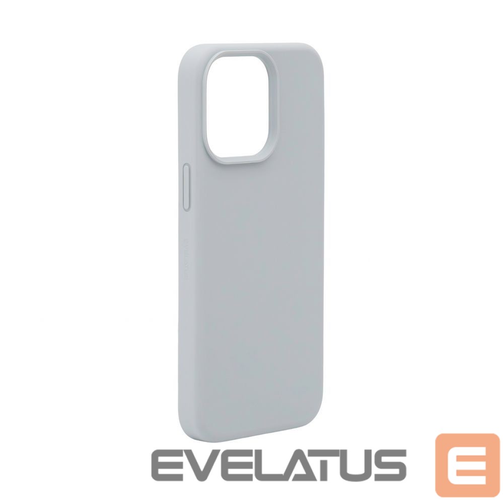 Nugarėlės dėklai Evelatus Apple iPhone 15 Pro Max Premium Magsafe Soft Touch Silicone Case New Function Grey Blue
