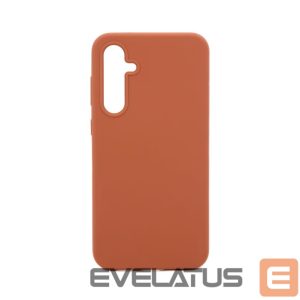Nugarėlės dėklai Evelatus Samsung Galaxy S23 FE Premium Soft Touch Silicone Case Saddle Brown