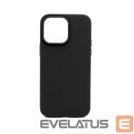 Nugarėlės dėklai Connect Apple iPhone 14 Pro Max Premium Magsafe Soft Touch Silicone Case New Function Black
