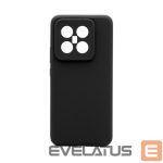 Nugarėlės dėklai Connect Xiaomi 14 Pro Premium Quality Magnetic Soft Touch Silicone Case Black