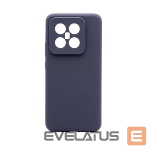 Nugarėlės dėklai Connect Xiaomi 14 Pro Premium Quality Magnetic Soft Touch Silicone Case Midnight Blue