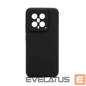Nugarėlės dėklai Connect Xiaomi 14 Premium Quality Magnetic Soft Touch Silicone Case Black