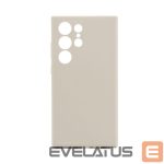 Nugarėlės dėklai Connect Samsung Galaxy S24 Ultra Premium Quality Magnetic Soft Touch Silicone Case Grey
