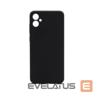 Nugarėlės dėklai Connect Samsung Galaxy A05 4G Premium Quality Soft Touch Silicone Case Black