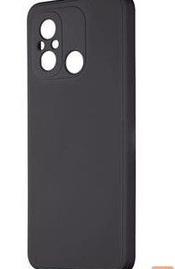 Nugarėlės dėklai iLike Xiaomi Redmi 12C Matte TPU Case Black