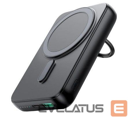 Išorinė baterija Joyroom Powerbank 10000mAh Joyroom JR-W050 20W MagSafe with ring and stand Black