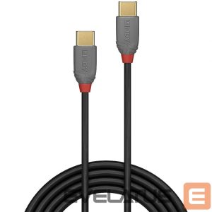Kabelis LINDY  CABLE USB2 TYPE C 1M/ANTHRA 36871 