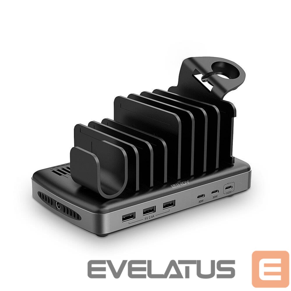 Adapteriai LINDY CHARGER STATION 160W USB 6PORT/73436