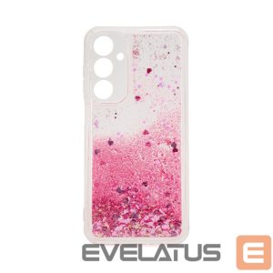 Nugarėlės dėklai iLike Samsung Galaxy A15 Silicone Case Water Glitter Pink