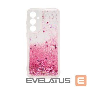 Nugarėlės dėklai iLike Samsung Galaxy A55 Silicone Case Water Glitter Pink