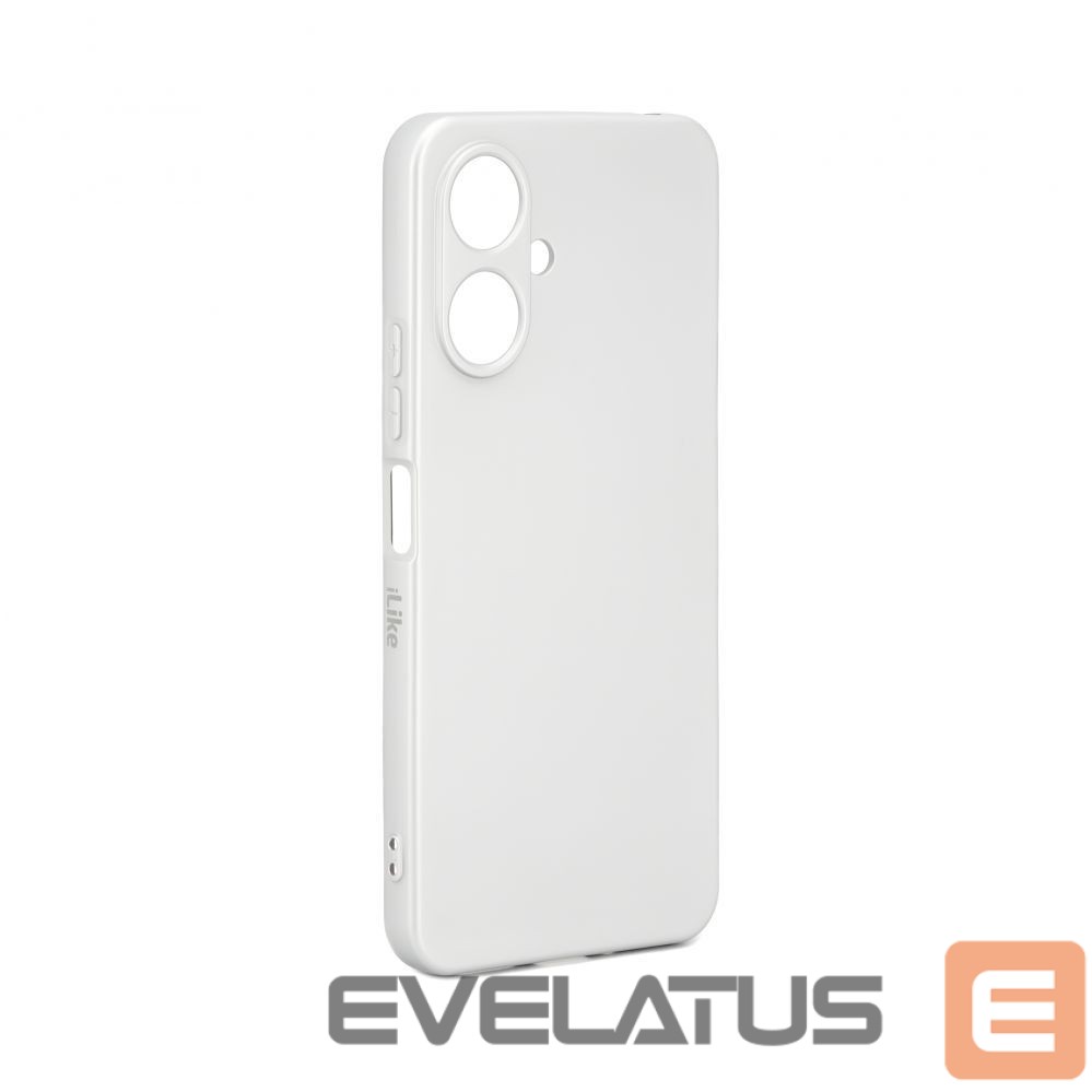 Nugarėlės dėklai iLike Xiaomi Poco M6 Nano silicone case Silver