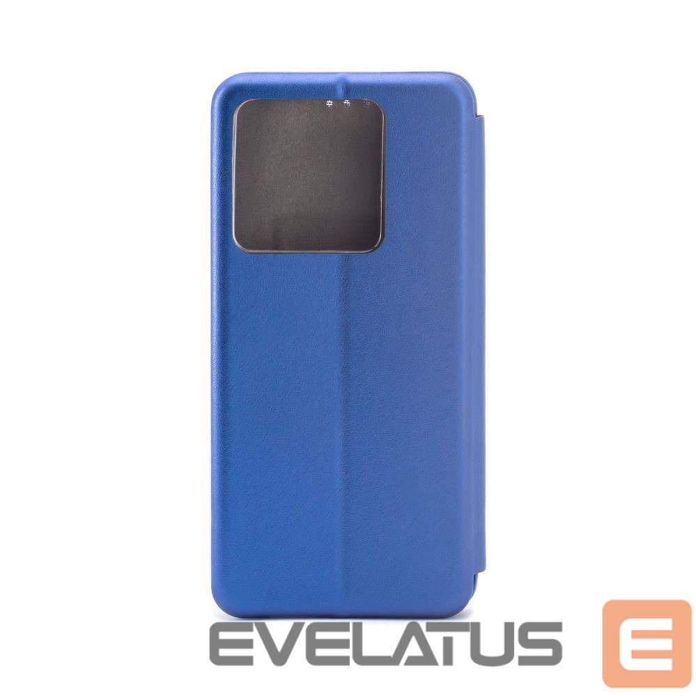 Knygos tipo dėklas dėklai iLike Xiaomi Poco X6 Book Case Slim Midnight Blue