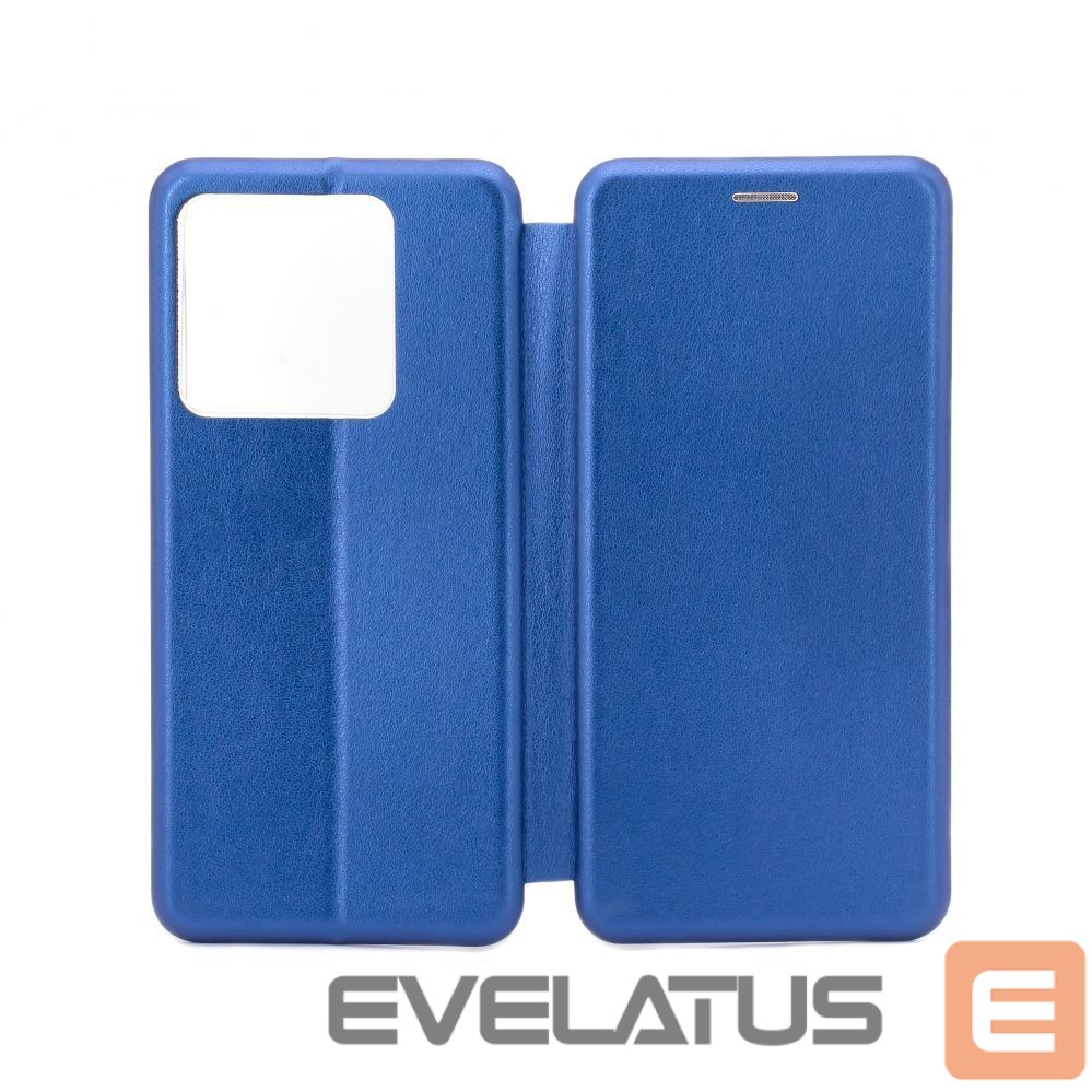 Knygos tipo dėklas dėklai iLike Xiaomi Poco X6 Book Case Slim Midnight Blue