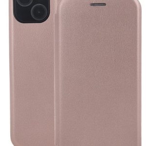 Knygos tipo dėklas dėklai iLike Samsung Galaxy A05 Smart Diva case Rose Gold