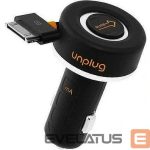 Automobiliniai įkrovikliai iLike  CCU1000IPH Compact iPod iPhone 4 4S 30Pin Fast 1A Car Charger with Rewind Cable Black