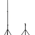 Selfie lazda iLike  21M Premium Stable Metal Tripod Stand 2.1m max 1/4 screw Led Ring / Camera fix Black