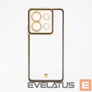 Nugarėlės dėklai iLike Xiaomi Poco X6 Pro TPU+PC With Camera Protective Transparent Black