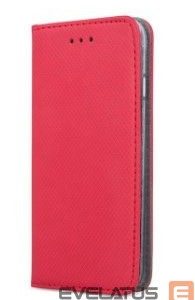 Knygos tipo dėklas dėklai iLike Samsung A15S / A15 / A35 Smart Magnet case Red