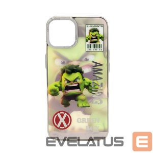 Nugarėlės dėklai iLike Apple iPhone 15 PC Silicone Case Green Boy
