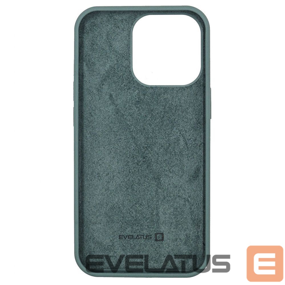 Nugarėlės dėklai Evelatus Apple iPhone 13 Pro Max Premium Soft Touch Silicone Case Pine Green